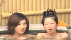 Beautiful Asian women naked in a SPA