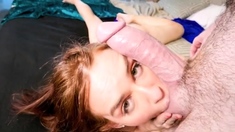 Busty Amateur Redhead Emo Babe Fucking POV