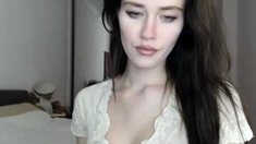 Brunette Solo Webcam Masturbation