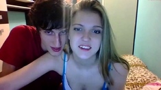 Pale Teen Webcam Striptease