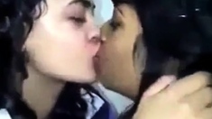 Desi Lesbian Girls Kissing Each Other Desperately